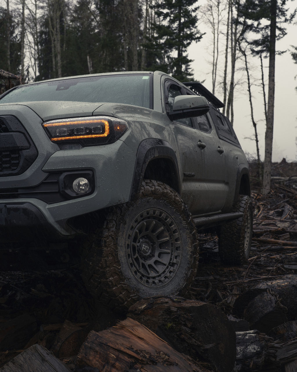 2021 Toyota Tacoma - Black Rhino BARRAGE - Black | Wheel Pros